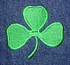 Solid Fill Embroidered Shamrock